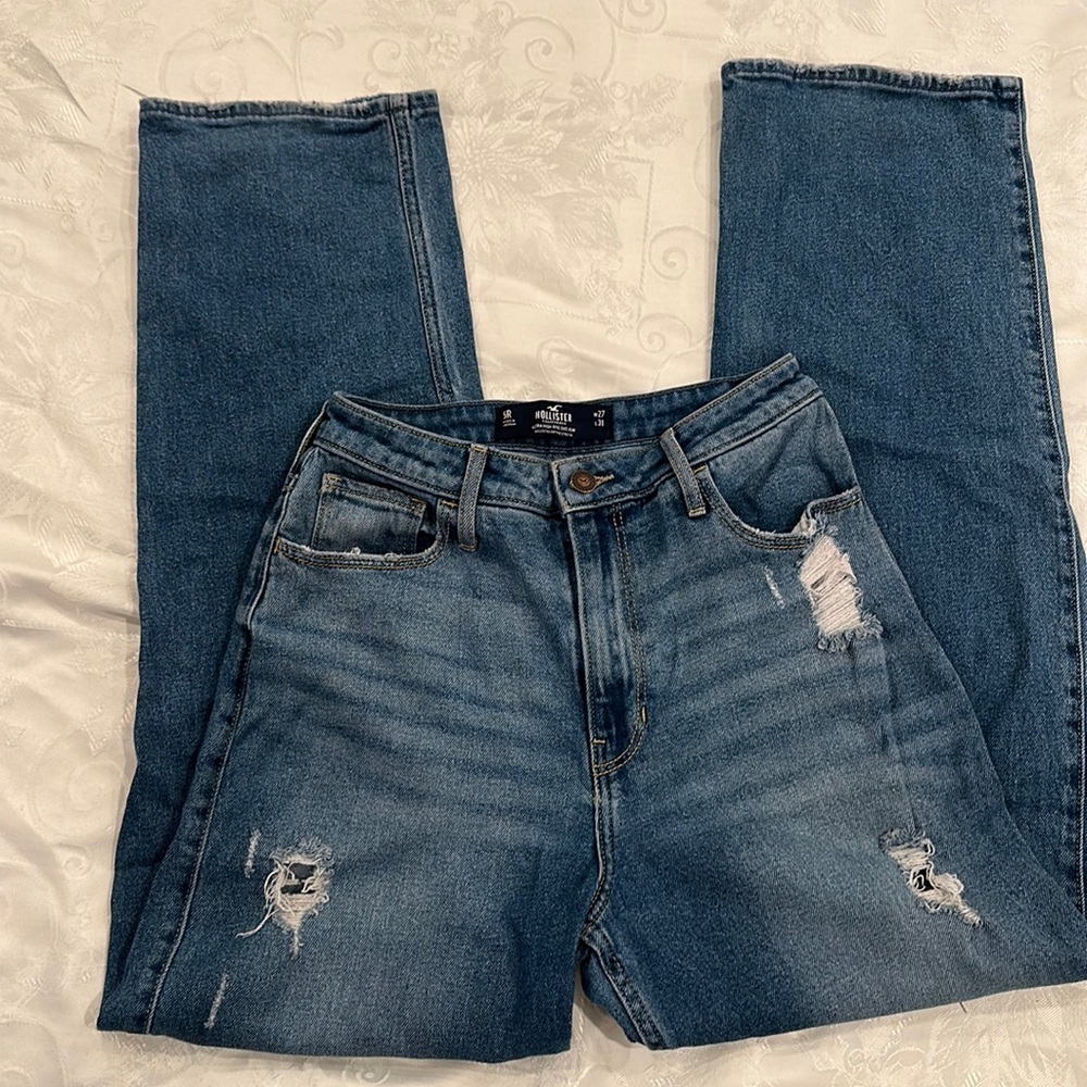 Hollister California ultra high -rise Dad Jean